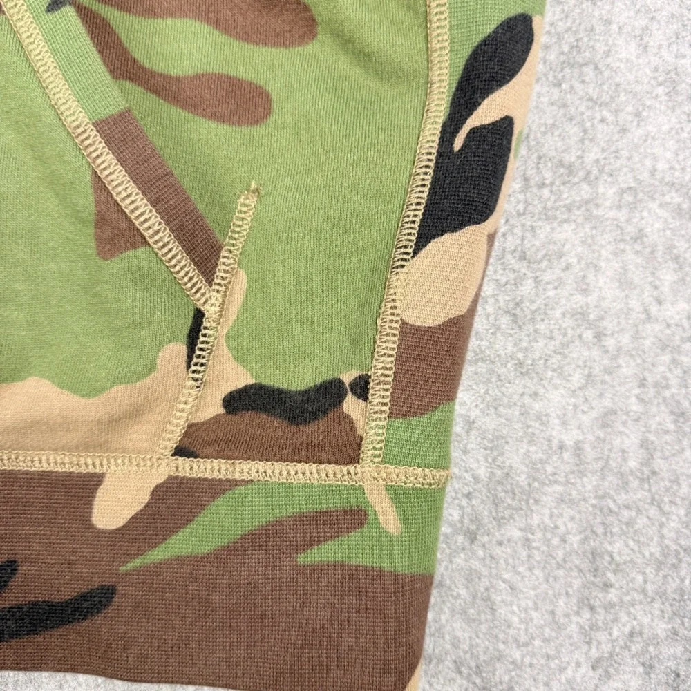 Polo Ralph Lauren Woodland Camo Hoodie Mens XL Full Zip Fleece Pony Logo
